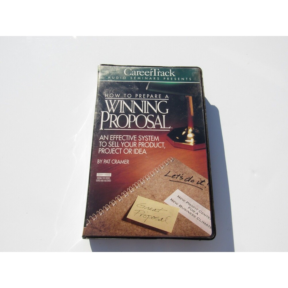 CareerTrack How to Prepare a Winning Proposal Audio Seminar Pat Cramer 1992‎